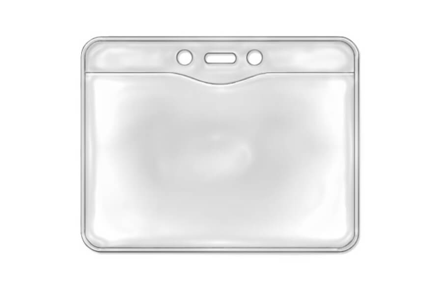 Horizontal Vinyl Badge Holders