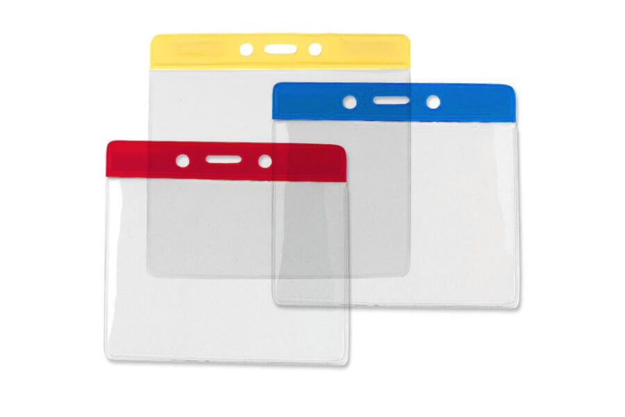 Horizontal Vinyl Badge Holders