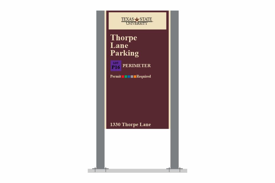 TXST Exterior Site Sign 2