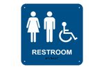 Restroom Braille Sign