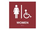 Restroom Braille Sign