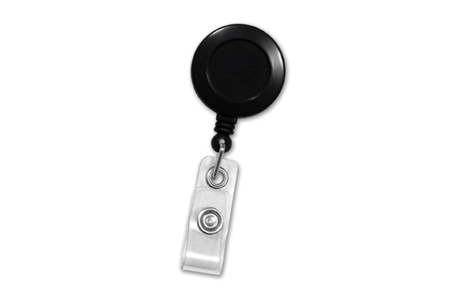 Black Retractable Badge Reel