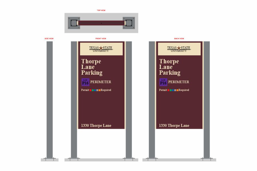 TXST Exterior Site Sign 2